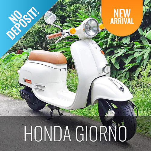 Koh Samui Scooter Rental Honda Giorno Single Seater no Passport & Free kohsamui.tours