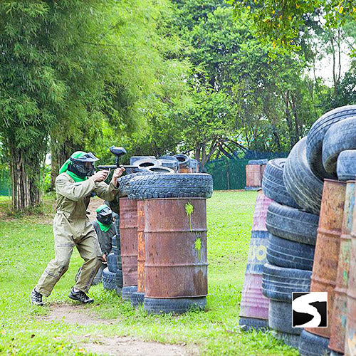 Activity paintball tropical jungle Koh Samui - kohsamui.tours