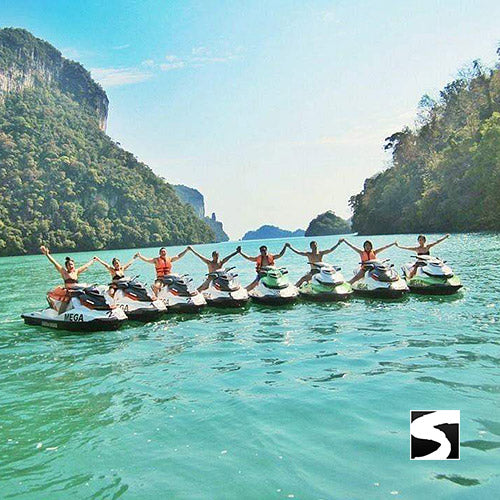 3h Cruise Ship Tour Jet Ski Safari with Passenger - kohsamui.tours