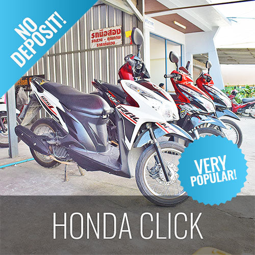Rent scooter Koh Samui - Honda Click 125 - kohsamui.tours