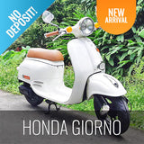 Koh Samui Scooter Rental Honda Giorno Single Seater no Passport & Free Delivery