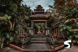 Ornate temple pavilion at Dusit Dhewa Cultural Center, Koh Samui