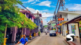 Street scene in Fisherman's Village, Bophut – a stop on the White Lotus Tour by kohsamui.tours